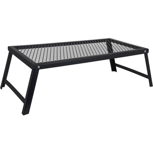 New Net Folding Camping Table Waterproof Outdoor BBQ Backpacking Iron Desk Furniture Computer Portable Durable