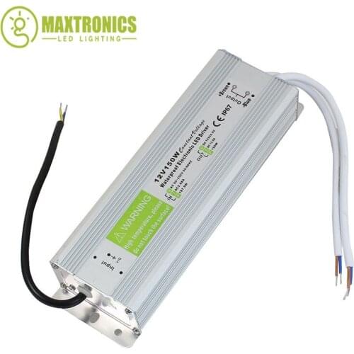 Wholesale price 12V 150W Waterproof Electronic LED Driver Transformer Power Supply AC to DC Switch for 3528 5050 LED Strip light