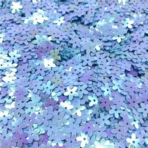 500Pcs/Lot 10mm Sequins PVC Flat Flower Shape Loose Sequin Paillettes Sewing Craft DIY Scrapbooking #09