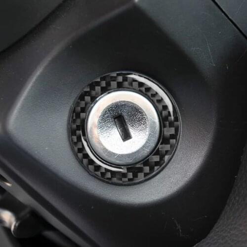 It Is Suitable For 09-13 Ford Mustang The Carbon Fiber Ignition Keyhole