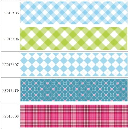 22MM 25MM 38MM 50MM 75mm Printed Pattern on Grosgrain Ribbon for diy ribbon