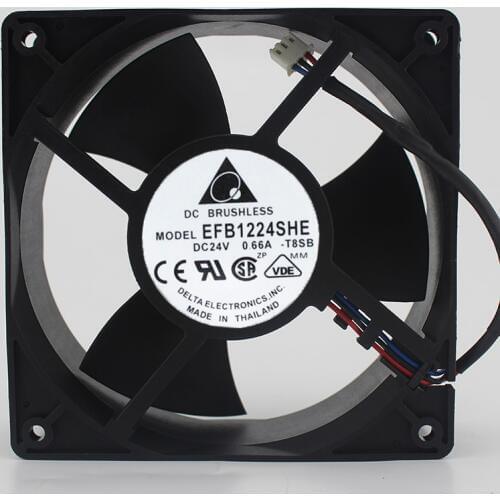 Brand new original EFB1224SHE-T8SB 12038 24V 0.66A Inverter Fan