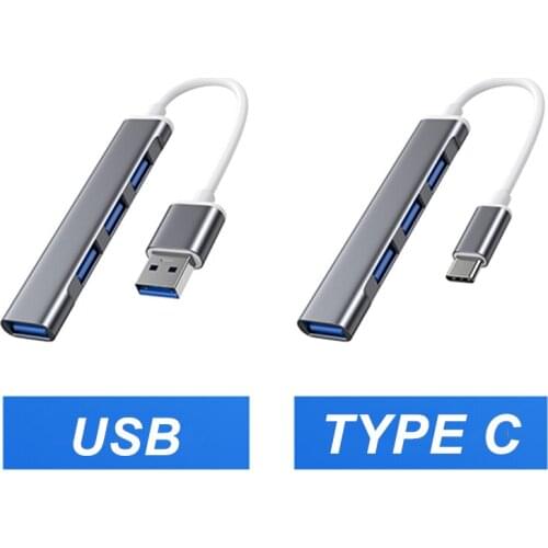 USB C HUB 3.0 Type C 3.1 4 Port Multi Splitter Adapter 5Gbps Splitter Expansion For Lenovo Macbook PC Computer Accessories