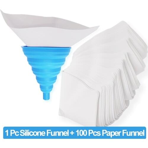 3D Printer Paper Funnel Strainer Funnel Thicker Filter Photocuring Consumables UV Resin Accessories for Wanhao Anycubic Elegoo