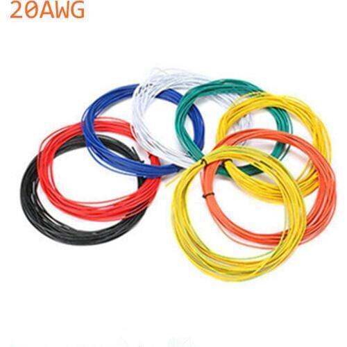 10 Meters UL 1007 Wire 20AWG 1.8mm PVC Wire Electronic Cable UL Certification Insulated LED Cable