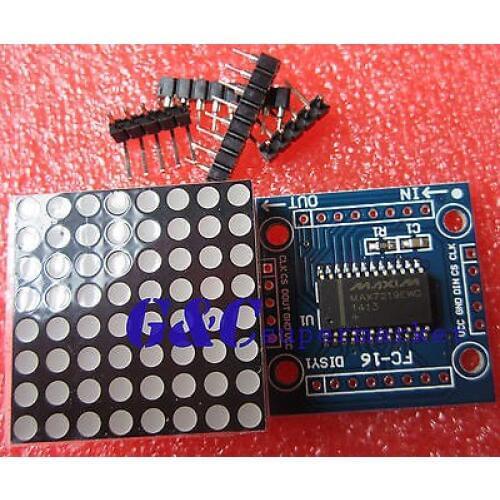 10pcs MAX7219 dot matrix module microctroller module DIY KIT diy electronics