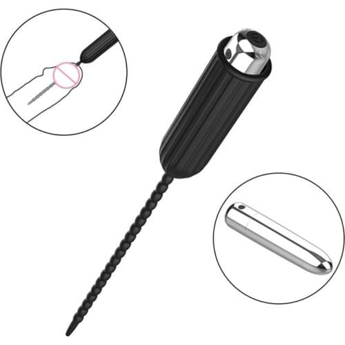 10 Speed Penis Vibrator Urethral Catheter Penis Plug Sex Toys for Men Urethral Vibratior Penis Insertion Urethra Sounds Dilators