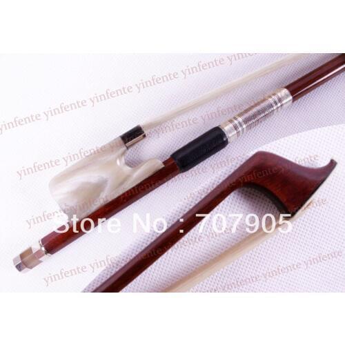 1x Cello Bow Brazil wood Bow Snail Ox horn Frog