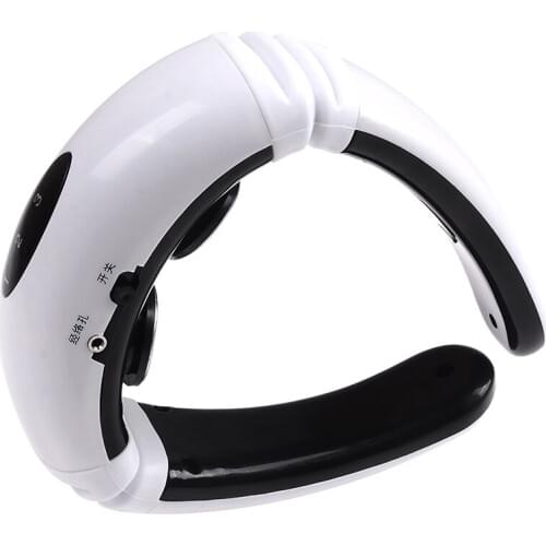 2020 Electric Pulse Back and Neck Massager Far Infrared Heating Pain Relief Tool Health Care Relaxation with Electric Cable pads