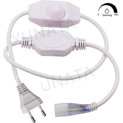 220V 6mm/12mm/15mm PCB Dimmerable EU Adapter Power Plug Led Driver for 220V Led Strip