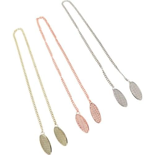 3pcs Napkin Clips Bib Eating Towel Lanyard Holders Mask Retaining Clamps