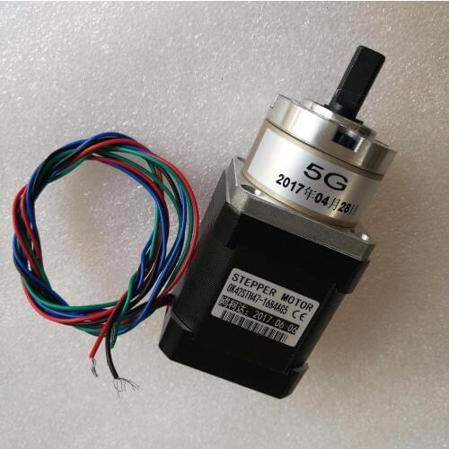 4-lead Nema17 Stepper Motor 42 motor Extruder Gear Stepper Motor Ratio 5:1 Planetary Gearbox Nema 17 Step Motor