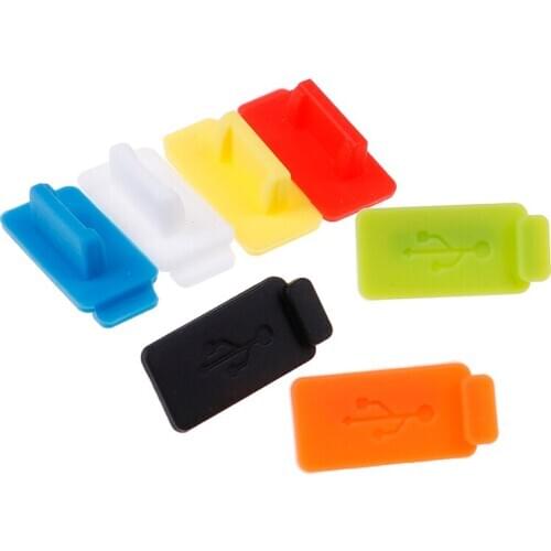 5pcs Universal usb dust plug port charger cover jack interface dustproof