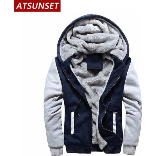 ATSUNSET Mens Fleece Jackets