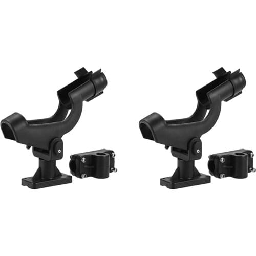 Fishing Rod Holders Rest Adjustable Removable 360 Degree Kayak Boat Support Tools Accessories Pole Bracket