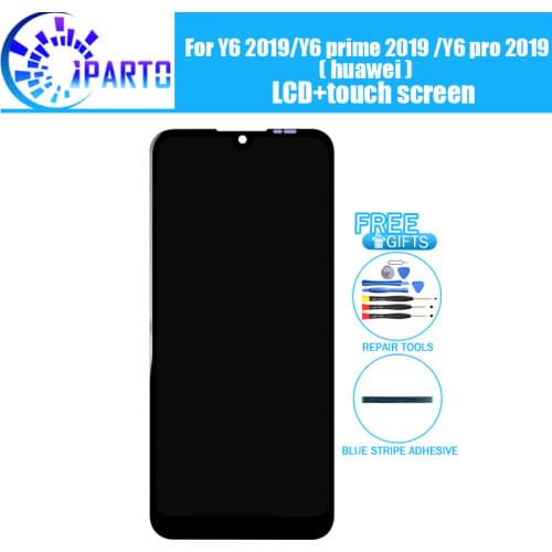 For Huawei Y6 2019/Y6 PRIME 2019 LCD Display + Touch Screen Digitizer Assembly 100% New Tested LCD Screen+Touch for Y6 PRO 2019