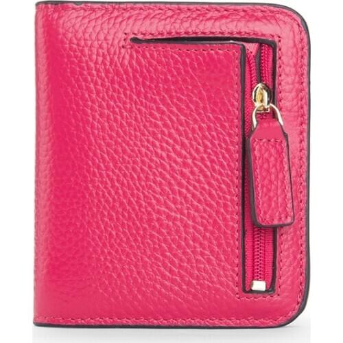 Short Women Small RFID Mini Wallet Leather Coin Purse Ladies Fashion Card Holders Large Capacity Card Holder Wholesale