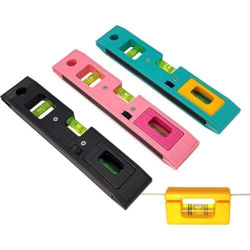 Magnetic Level Ruler Tool Ruler Measurable Direction 90/180 Degree Horizontal/Vertical Measurement For Measuring Room Decoration