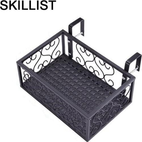 Balcone Metal Decoration Terrasse Mensole Per Fiori Shelves Rack Varanda Afscherming Stand Balcony Flower Balkon Plant Shelf