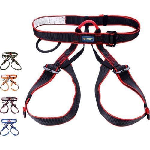 Multifunctional Professional Half Body Harnesses Outdoor Rock Climbing Waist Support Safety Belt Protector Harness Equipment