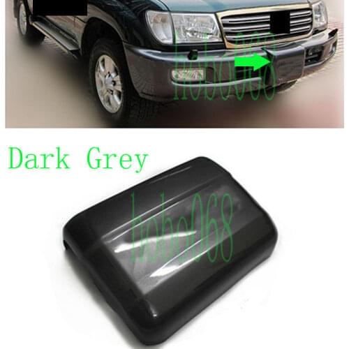 Fit For Toyota Land Cruiser 4700 FJ100 1998-2007 Drak Grey Bumper Winch Cover Trim 1pcs