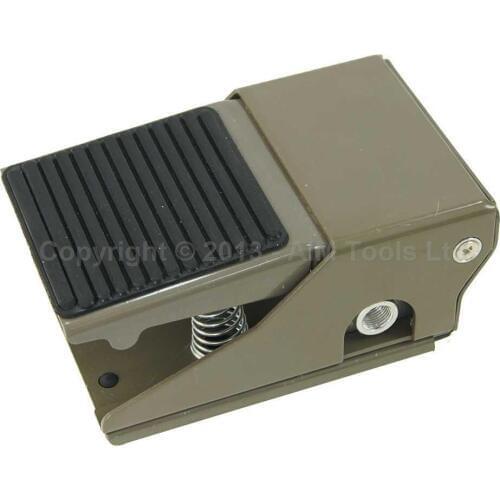 Foot Pedal Air Tools Pneumatic Machinery Control Switch 1/4" 1 In 2 Out FV420-08
