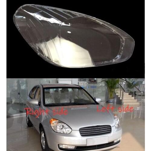 Car Headlamp Lens For Hyundai Accent 2006 2007 2008 2009 Car Headlight cover Headlamp Lens Auto Shell Cover