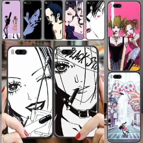 Oosaki Komatsu Nana Anime Phone case For Xiaomi Mi Max Note 3 A2 A3 8 9 9T 10 Lite Pro Ultra black luxury coque painting shell