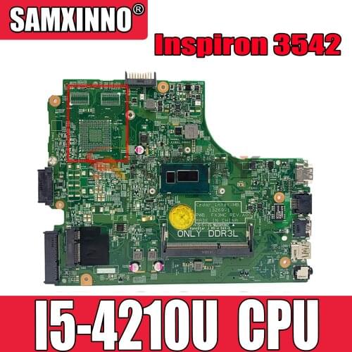 Original Laptop motherboard For DELL Inspiron 3542 3442 SR1EF I5-4210U Mainboard CN-06YPRH 06YPRH 13269-1