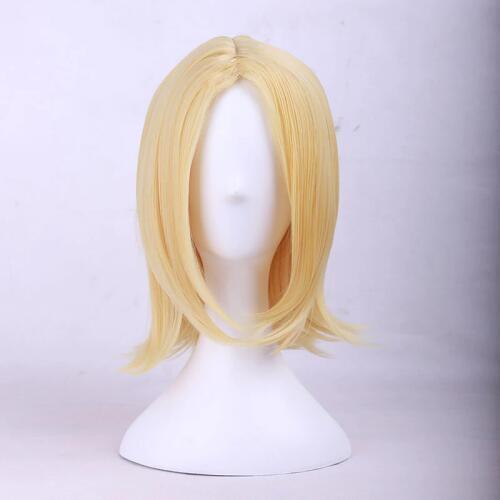 The Seven Deadly Sins Nanatsu no Taizai Elaine Wig Golden Blonde Heat Resistant Synthetic Hair Cosplay Wigs + Wig Cap