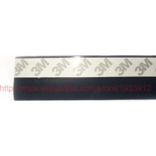35mm width self adhesive silicone rubber bar door window bottom sealing strip weatherstrip