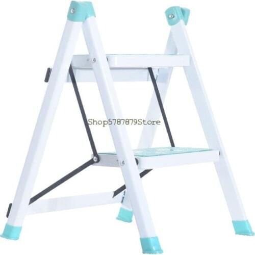 Family Folding Ladder Two Step Ladder Color Ladder Herringbone Ladder Kitchen Supplies Ladder Pedal Climbing Pet Ladder