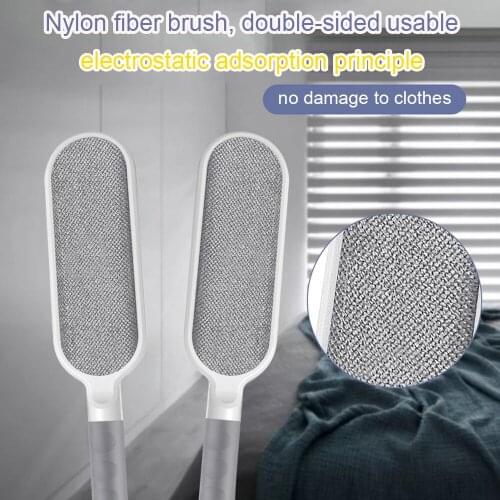 Hair Remover Brush Clothes Comb Tool Fur Scrub Brush Double-Side Furniture Sofa Pets Cleaning Lint Dust Brusher Static Electric