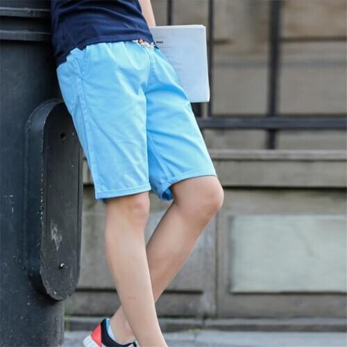 Summer Casual Shorts Mens Fashion Style Mens Shorts Bermuda Beach 7 Color Beach Shorts Classic Knee-length