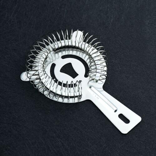 Bar Cocktail Strainer Cocktail Shaker Bar Ice Strainer Mixed Drink Stainless Steel Colander Bartender Barware