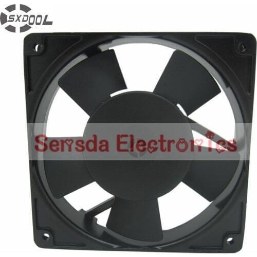 SXDOOL 12P-230HB 12025 1225 12cm ball bearing cooling fan AC 230V 18/16W