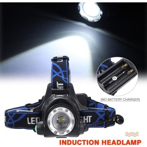 T6 LED Headlamp Work Flashlight Zoomable Waterproof Super Bright Camping Light Head Light 90000LM For Outdoor Lighting