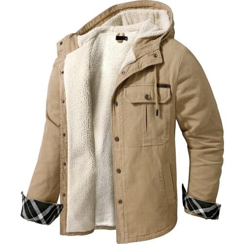 Military Man Fleece Jacket Warm Hooded Parkas Male Windbreaker Sportswear Outwears Coats Army Tactical Hiking Clothes Winter