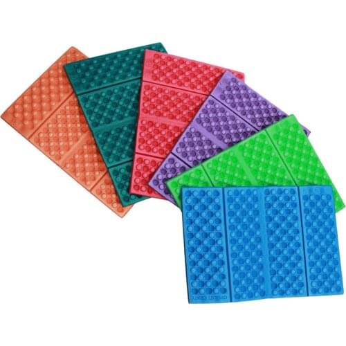 Waterproof Single Person Camping Mat Hiking Picnic Portable Cushion Seat Pad Outdoor Folding Moistureproof Cushion Mattress B01