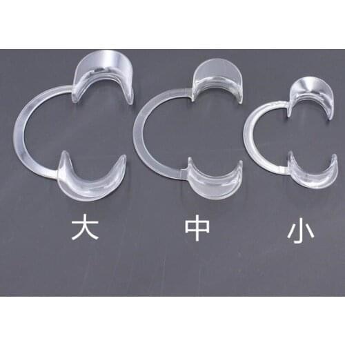 30pcs Dental Teeth Whitening Oral Mouth C Shape Cheek Retractor Small/Middle/Large 3/Three Sizes Intraoral Dentist Lab Tools