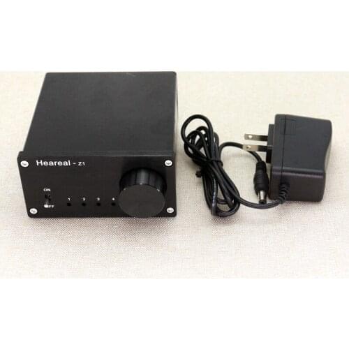 4 Input 1 Output/ 1 Input 4 Output Two-way Audio Signal Switcher Switch Splitter Amplifier / Speaker Audio Splitter Selector Box