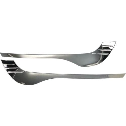 Car ABS Chrome Front Fog Lamp Light Eyebrow Cover Trim Decoration for Mazda CX-8 2018 2019