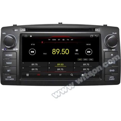 6.2" Android 10 OS Car DVD Multimedia GPS Radio for Toyota Corolla E120 / Corolla Altis 2001 2002 2003 2004 2005 2006 2007 2008