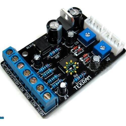 Free Shipping! VU meter driver board pre-amplifier VU meter db level meter Tube amp chassis Can replace TA7318P