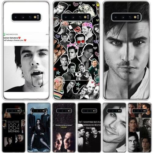 The Vampire Diaries Damon Salvatore Phone Case for Samsung Galaxy S10 S20 Ultra Note 10 9 8 S9 S8 S7 J4 J6 J8 Plus Lite + Popula
