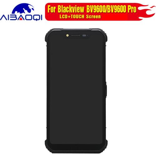 New Touch Screen LCD Display For Blackview BV9600 BV9600 Pro Digitizer Assembly With Frame Replacement Parts