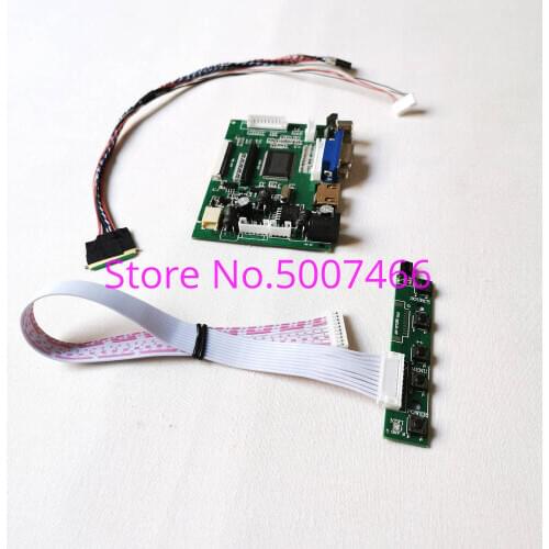 For LTN116AT01-201/401/801/A01/C01/F01/L01/P01/T01/W01 40-Pin WLED LCD panel 1366*768 LVDS VGA+2AV screen control board kit