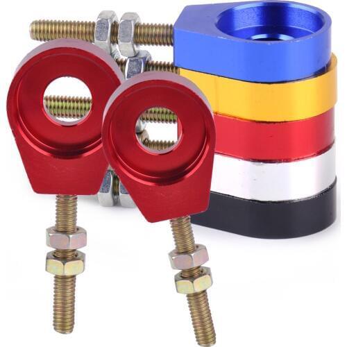 DWCX New 2Pcs Metal 12mm Chain Adjusters Tensioner Fit for Honda XR50 CRF50 XR70 CRF70 70cc 110cc 125cc Chinese Made Pit Bikes