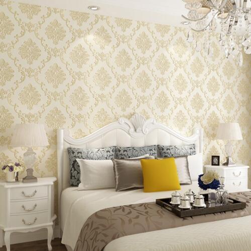 Europe Classic Damascus Pattern 3d Wallpaper Living Room Decor Wall Paper Self Adhesive Behang Bedroom Mural Papel Parede QZ016