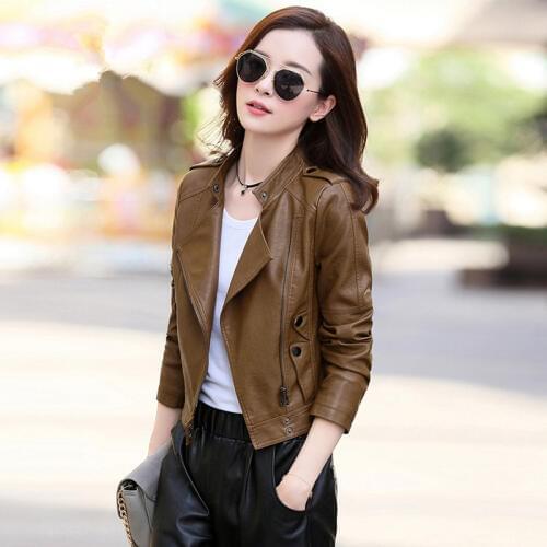 KMETRAM Spring Jacket Women Clothes 2020 Bomber Jackets and Coats Women Streetwear PU Leather Jacket Chaqueta Mujer MY3090